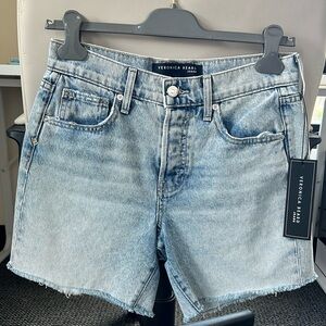 Veronica Beard Jeans Denim Short Size 25/0 pebble stone